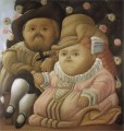 Rubens y su esposa Fernando Botero